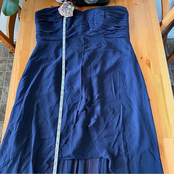 NWT David’s Bridal Strapless High-Low Dress - Picture 11 of 16